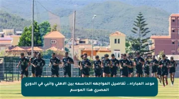 موعد المباراة.. تفاصيل المواجهة الحاسمة بين الأهلي وإنبي في الدوري المصري هذا الموسم